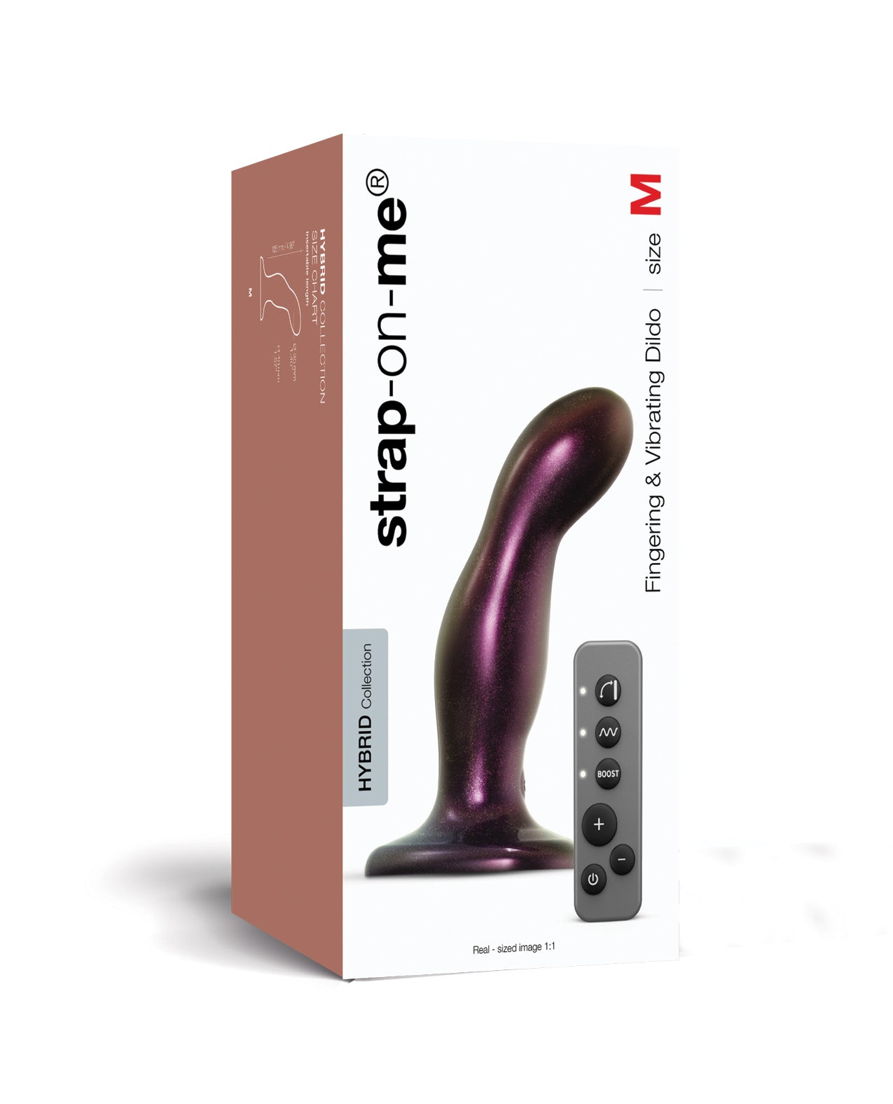 Strap On Me Fingering & Vibrating Dildo - Purple by Strap-On-Me