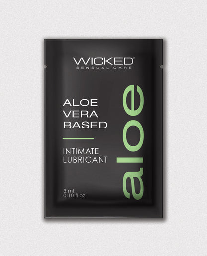 Wicked Sensual Care Aloe Vera Based Intimate Lubricant - .1 oz by Wicked Sensual Care