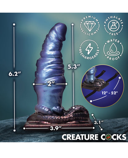 Creature Cocks Lord Neptune Vibrating Silicone Grinder by Creature Cocks