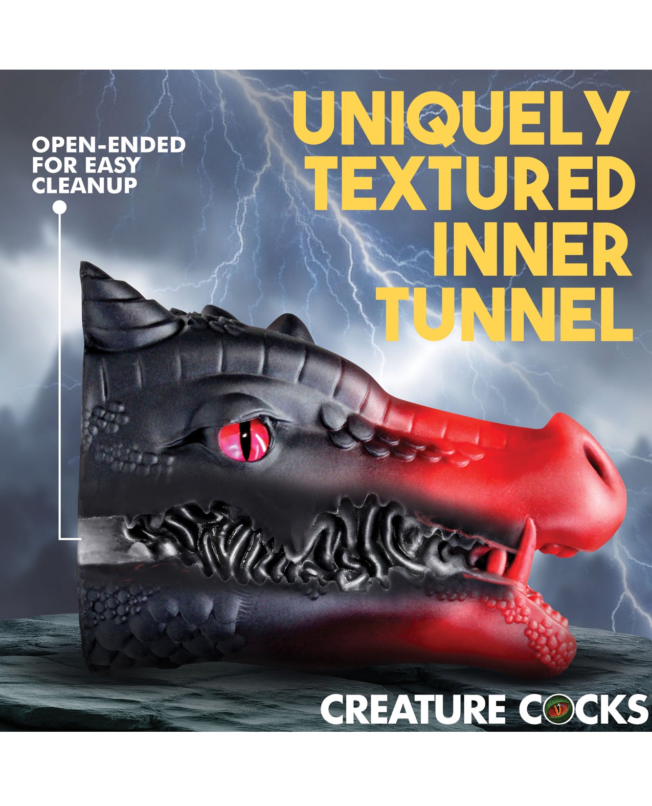 Creature Cocks Drago Silicone Masturbator by Creature Cocks