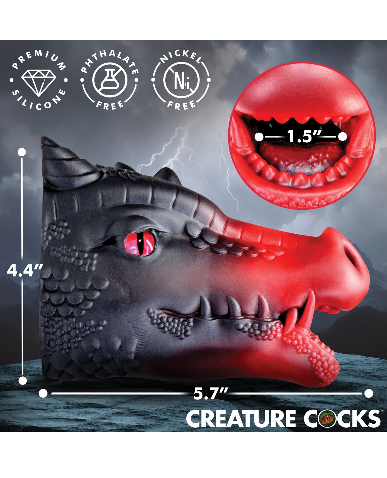 Creature Cocks Drago Silicone Masturbator by Creature Cocks