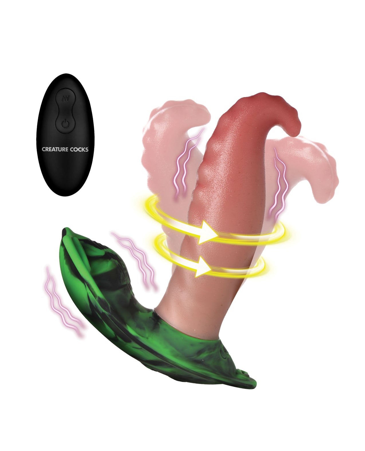 Creature Cocks Tongue Lasher Panty Vibe w/Harness by Creature Cocks