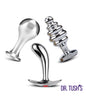 Dr. Tush's Tools of Temptation Small Anal Plug Set - Metal by Dr. Tush's