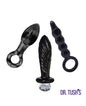 Dr. Tushs Dark Curiosity Collection Anal Plug Set - Glass by Dr. Tush's