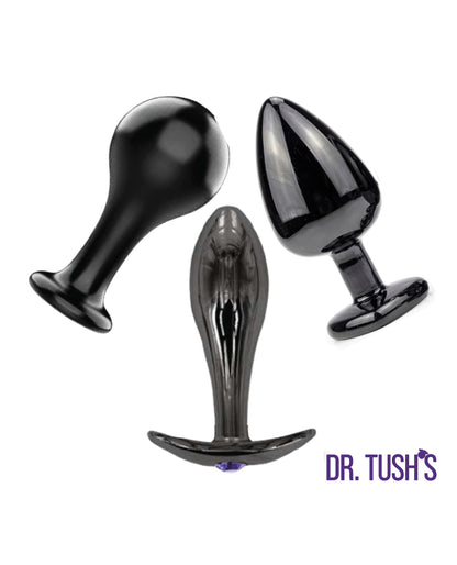 Dr. Tush's Bad Decisions Collection Anal Plug Set - Metal by Dr. Tush's
