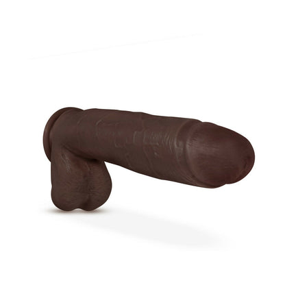 Dr. Skin Mr. Mister Realistic 10.5 in. Dildo with Balls Brown by Blush