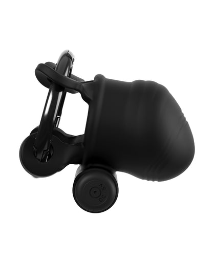 Fantasy C-Ringz Control Core Trainer Remote Controlled Vibrating Cock Blocker - Black by Fantasy C-Ringz