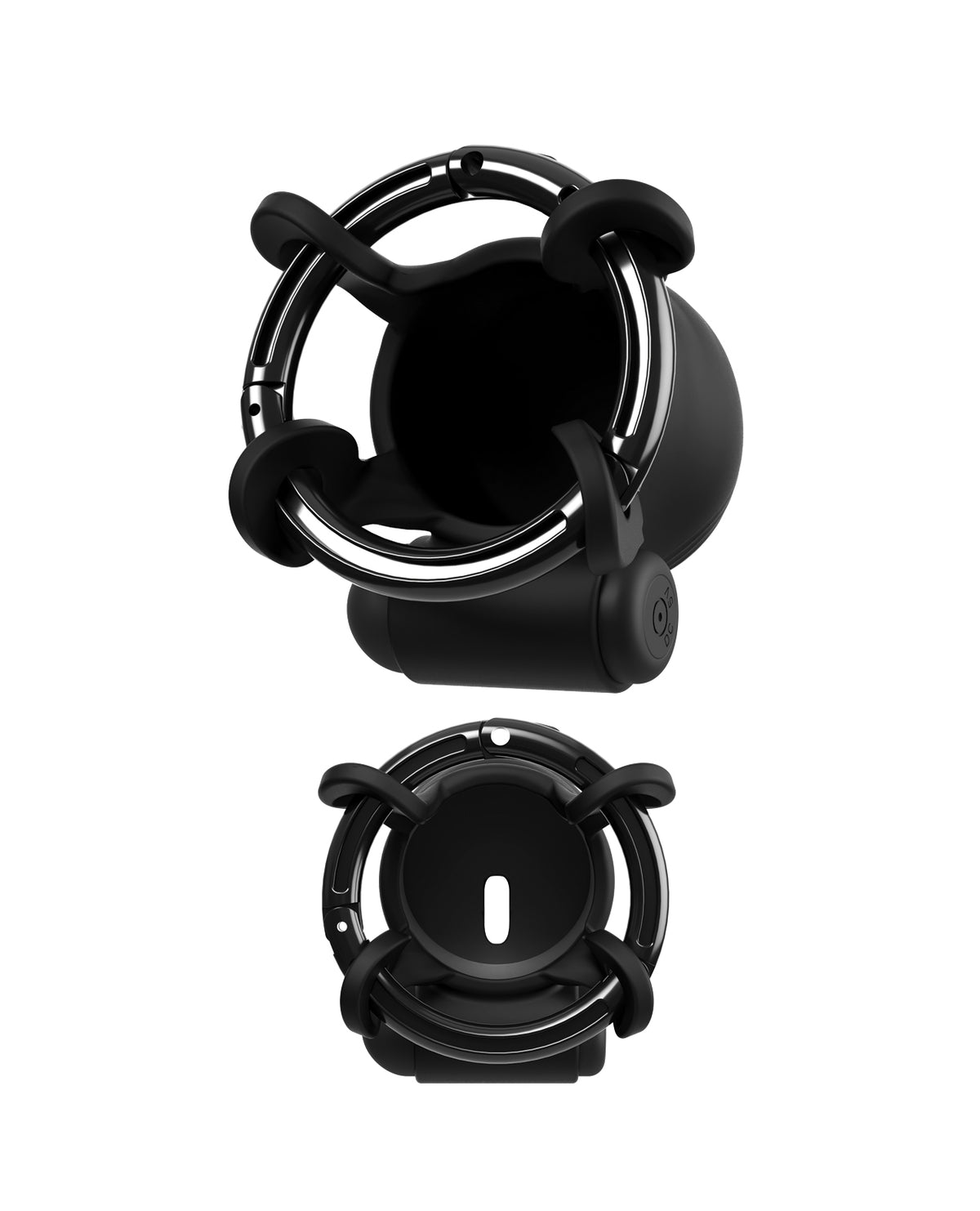 Fantasy C-Ringz Control Core Trainer Remote Controlled Vibrating Cock Blocker - Black by Fantasy C-Ringz