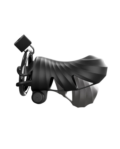 Fantasy C-Ringz Control Core Harness Remote Controlled Vibrating Cock Blocker - Black by Fantasy C-Ringz