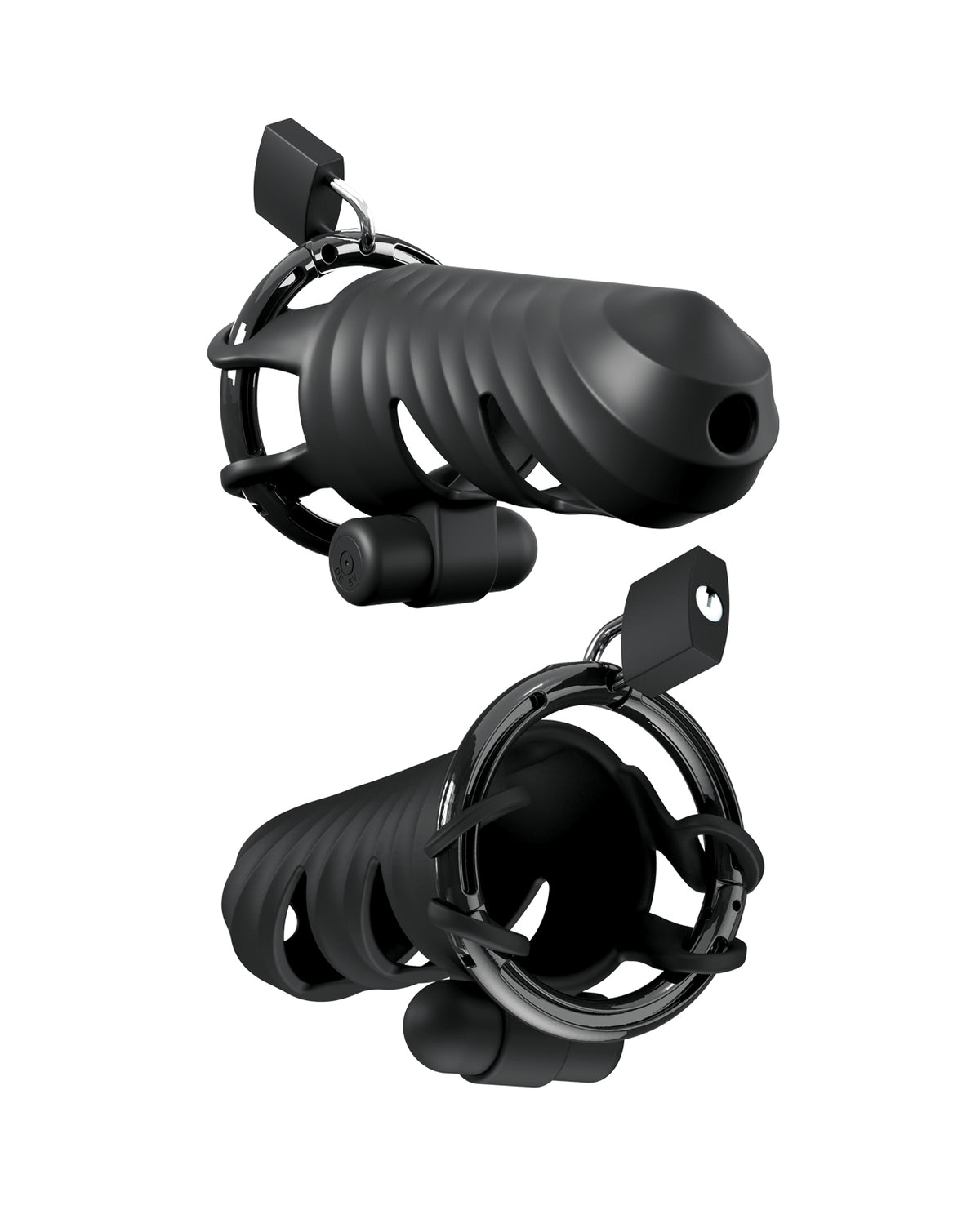 Fantasy C-Ringz Control Core Harness Remote Controlled Vibrating Cock Blocker - Black by Fantasy C-Ringz