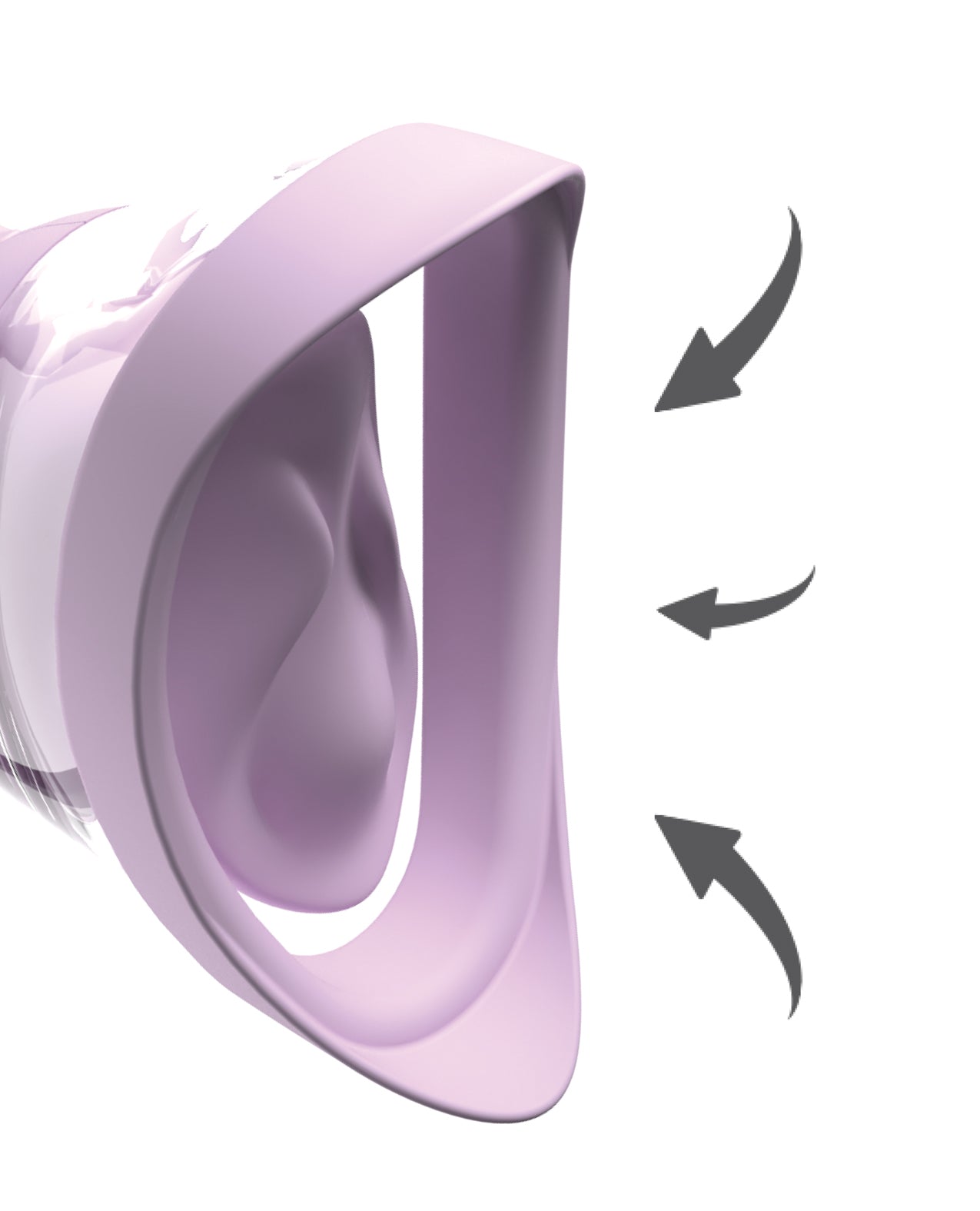 Fantasy For Her Veloura Touch Pleasure Pump - Purple by Fantasy For Her