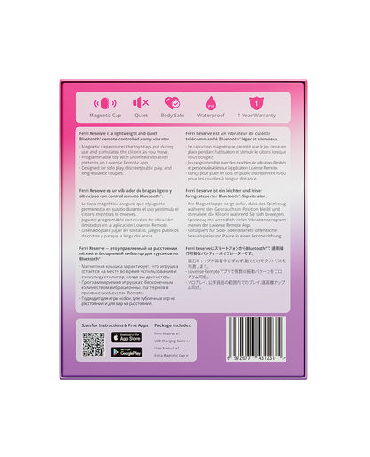 $=Lovense Ferri Reserve Panty Vibe Special Edition - Lavender by Lovense