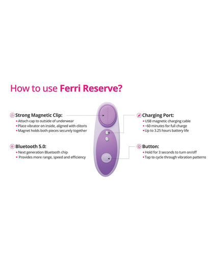$=Lovense Ferri Reserve Panty Vibe Special Edition - Lavender by Lovense