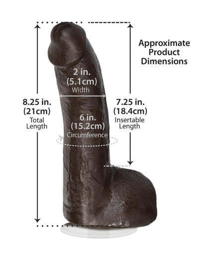 Signature Cocks Mr. Marcus 9" Cock & Balls w/Removable Vac-U-Lock Suction Cup by Vac-U-lock