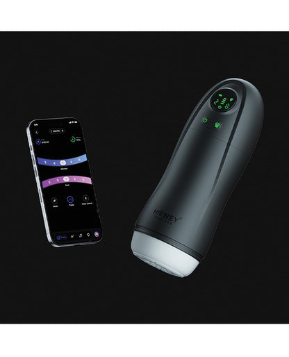 Kai Pro App-Controlled Sucking & Vibrating Male Masturbator by Honey Play Box