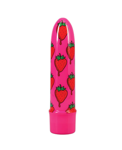 GoodHead Buzz Buddies 5" Multi-Speed Vibe - Strawberries by GoodHead