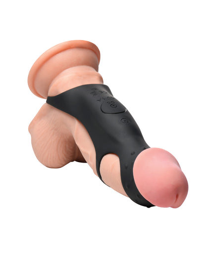 Curve Toys Jock Enhancers Rush Vibrating Penis Sleeve C-Ring w/Remote by Jock