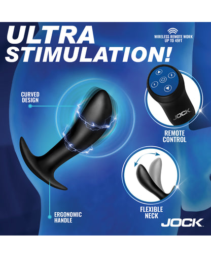 Curve Toys Jock Electro Spark E-Stim Slim Prostate Plug by Jock