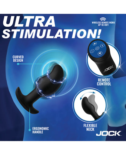 Curve Toys Jock Electro Volt E-Stim Curved Prostate Plug by Jock