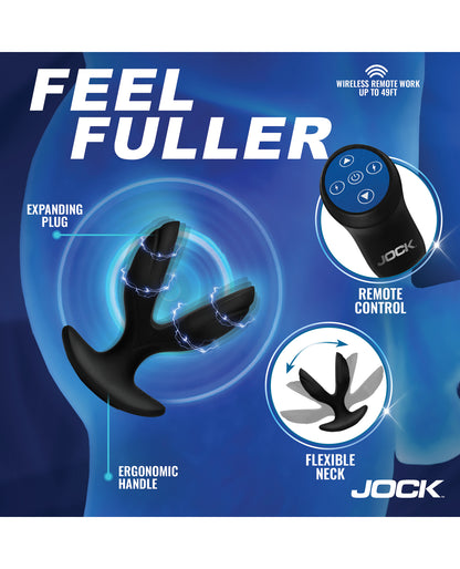 Curve Toys Jock Electro Power Pulse E-Stim Anchor Anal Plug by Jock