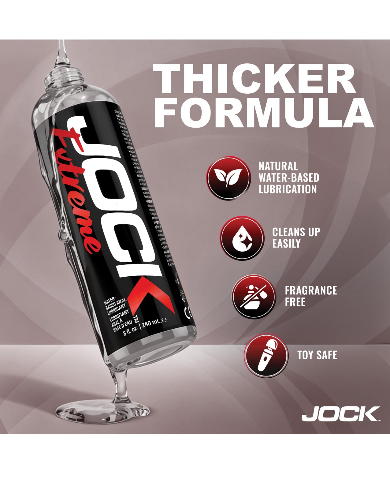 Curve Toys Jock Extreme Anal Lubricant - 8 oz by Jock
