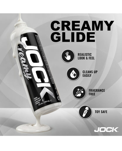 Curve Toys Jock Creamy Cum Lubricant - 8 oz by Jock
