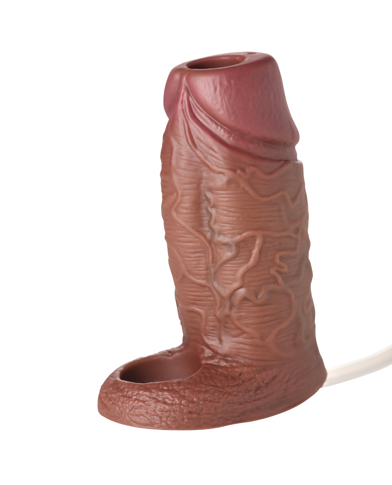 Curve Toys Jock Enhancers Squirting Silicone Penis Enhancer - Dark by Jock