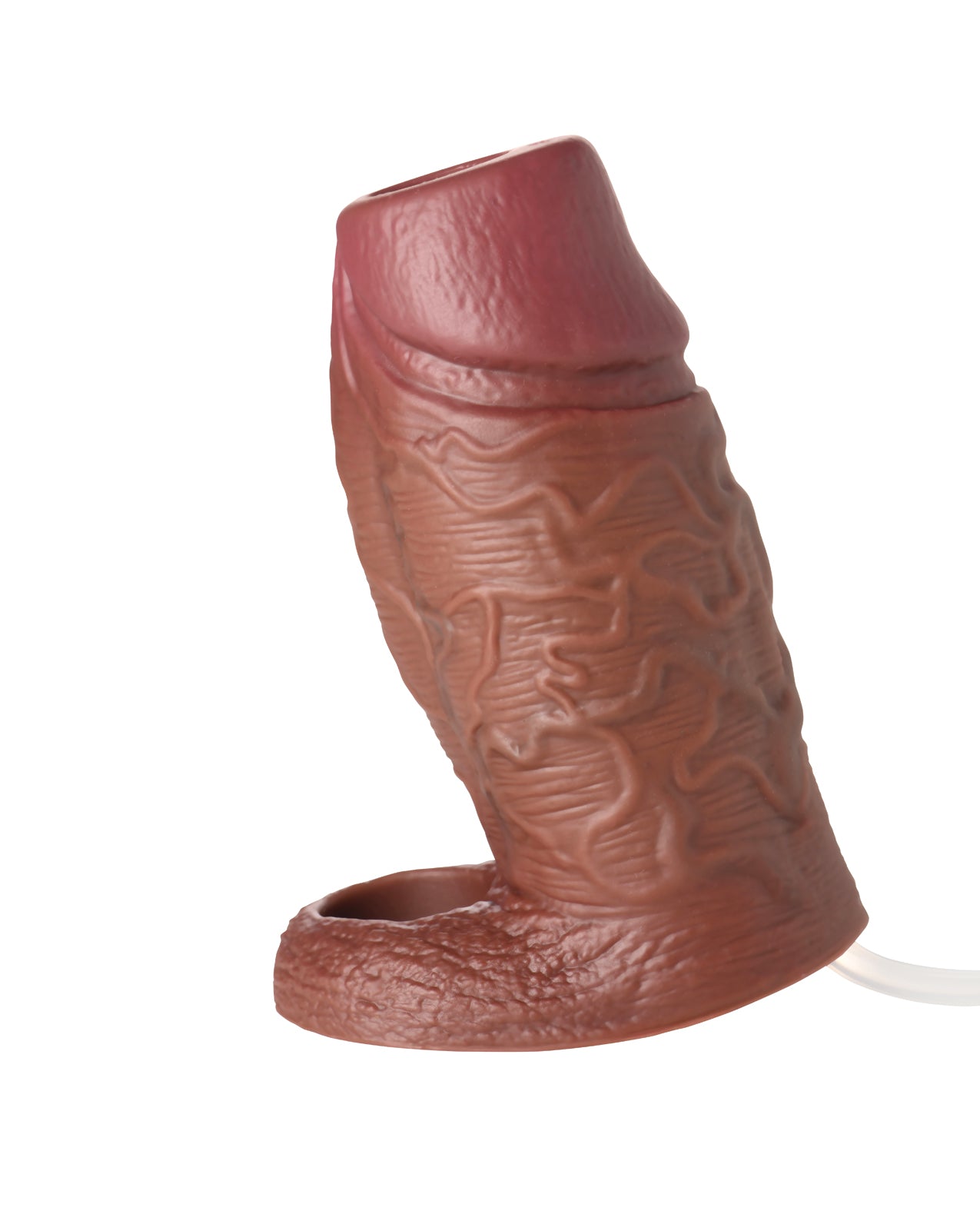 Curve Toys Jock Enhancers Squirting Silicone Penis Enhancer - Dark by Jock