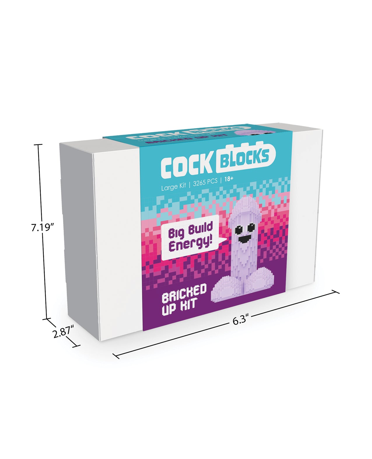 Cock Blocks Bricked Up Kit - 3265 pcs by Little Genie