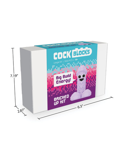 Cock Blocks Bricked Up Kit - 3265 pcs by Little Genie