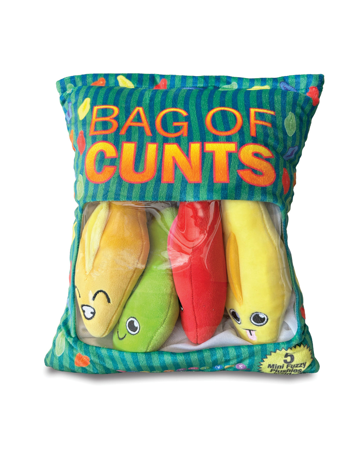 Bag of Cunts Pillow - Multi Colors by Little Genie