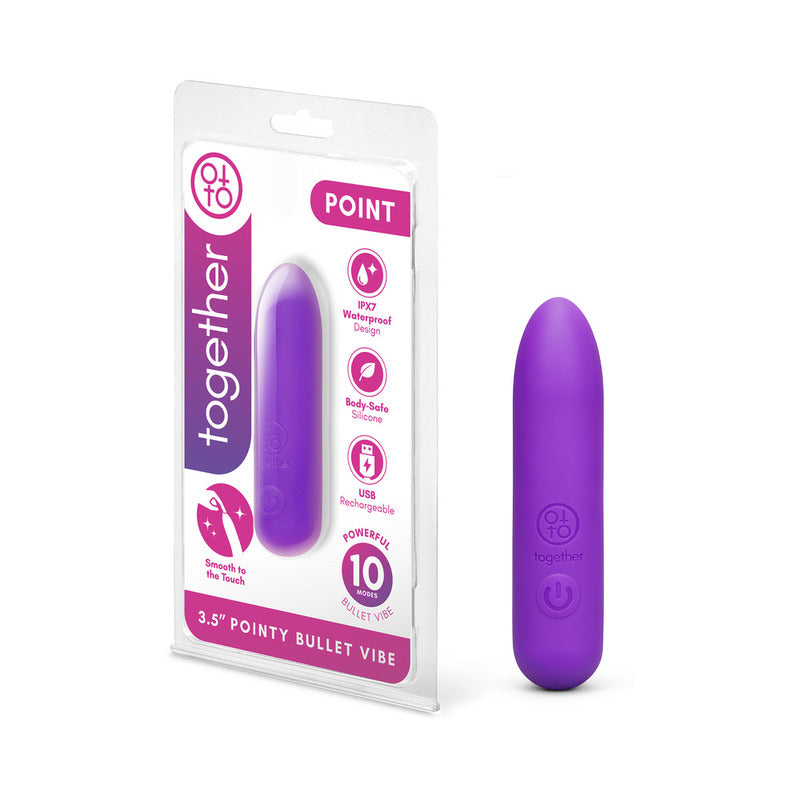 Together Mini Vibes Point 3.5 in. Pointy Bullet Vibe by COTR Inc.