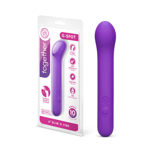 Together Mini Vibes G-Spot 6 in. Slim G Vibe by COTR Inc.