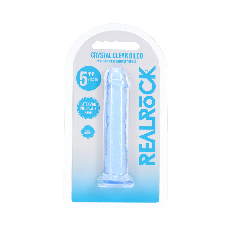 Realrock Realistic Dildo 5 in. Blue by Shots America LLC
