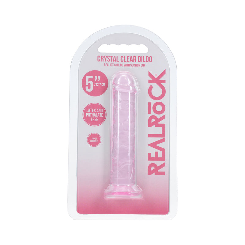 Realrock Realistic Dildo 5 in. Pink by Shots America LLC