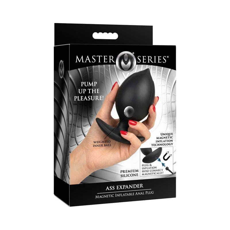 Master Series Ass Expander Magnetic Inflatable Anal Plug by XR LLC