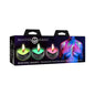 Master Series UV Blacklight Reactive Heart Drip Candle 3-Piece Set by XR LLC