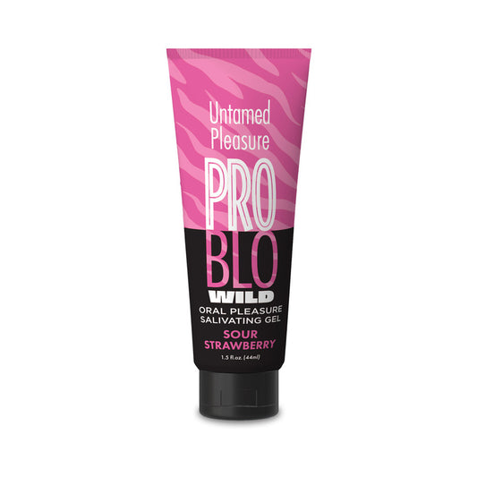 ProBlo Wild Oral Pleasure Salivating Gel Sour Strawberry 1.5 oz. by Little Genie Productions