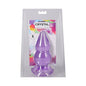 Crystal Jellies Double Pop Plug 6 in. Purple by Doc Johnson