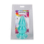 Crystal Jellies Double Pop Plug 6 in. Teal by Doc Johnson