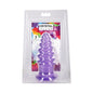 Crystal Jellies Anal Twist 7 in. Purple by Doc Johnson