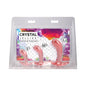 Crystal Jellies Curved Anal Trainer Set Pink by Doc Johnson