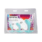 Crystal Jellies Curved Anal Trainer Set Teal by Doc Johnson
