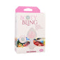 Booty Bling Jeweled Wearable Silicone Plug Large Translucent by Doc Johnson