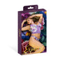 Magic Silk Wisteria Mist Bustier Cami & Thong Set Floral Queen Size by Magic Silk