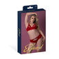 Magic Silk Rush Bra & Panty Set Red S/M by Magic Silk