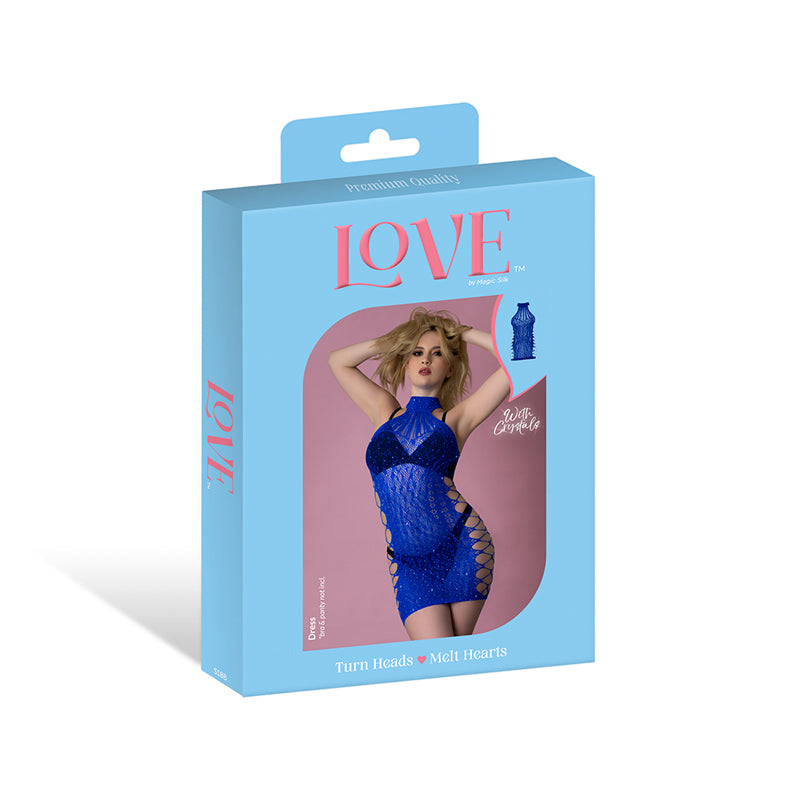 Magic Silk Seamless Dress Blue O/S by Magic Silk