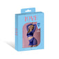 Magic Silk Seamless Off Shoulder Crop Top & Skirt Blue O/S by Magic Silk