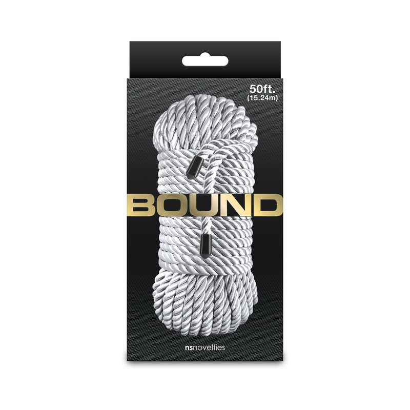 Bound 50 ft. Rope Silver by New Sensations Novelties Inc.