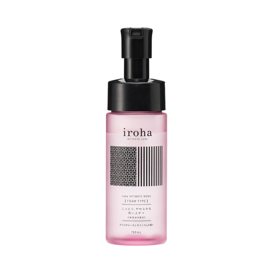 iroha Intimate Wash Foam Damask Rose and Geranium 5.07 oz. by TENGA USA, Inc
